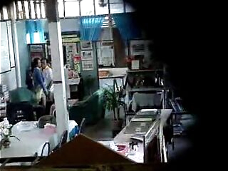 hide cam together with teacher be thrilled by in school
